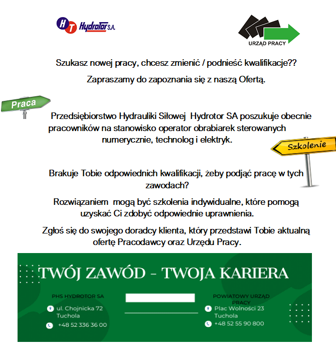 Ogłoszenie Hydrotor